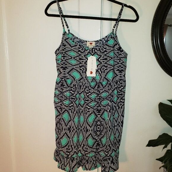 One Clothing Printed Ruffled Babydoll Dress - Picture 1 of 6